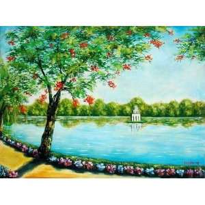    Oil Paintings   31 x 23 Hoan Kiem Lake   O166