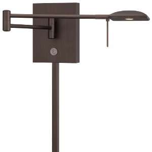   Bronze Patina LED Swing Arm Wall Sconce P4328 647