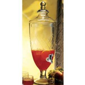 Chantilly 2 Gallon Drink Beverage Dispenser with Pouring Valve  
