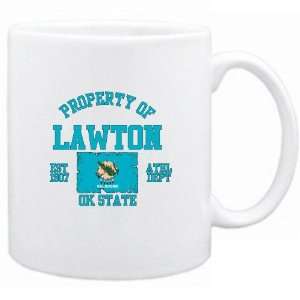   Property Of Lawton / Athl Dept  Oklahoma Mug Usa City