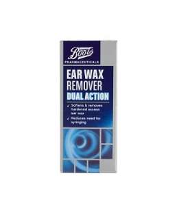 Boots Pharmaceuticals Dual Action Ear Wax Remover 10ml   Boots
