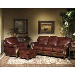    Young 703   CHOT Sheffield Leather Club Chair and Ottoman Baby