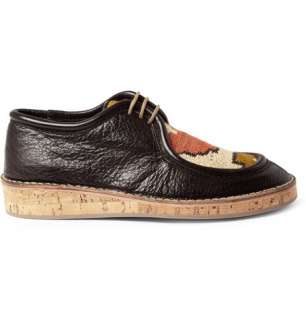  Shoes  Derbies  Derbies  Woven Top Cork Sole Leather 