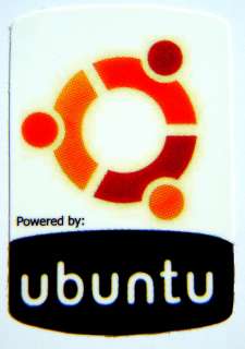 Powered by ubuntu Sticker (Linux) 19 x 28mm [390]  