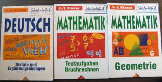Schülerhilfe Paket CD/ Bücher Deutsch Englisch Mathe 5 9 Klasse in 