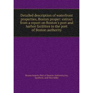 Detailed description of waterfront properties, Boston proper extract 