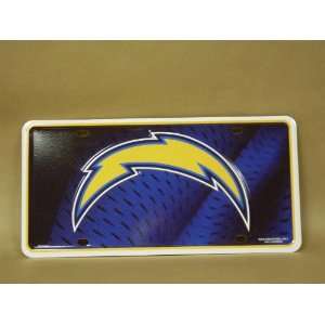  San Diego Chargers Metal Auto Tag