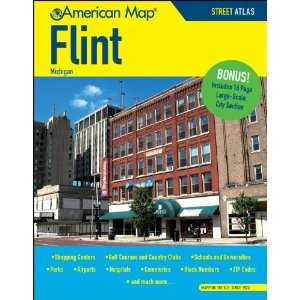  American Map 609679 Flint Michigan Atlas