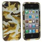 Camouflage Green Hard Snap On Skin Case Cover for iPhone 4 4S 4G 