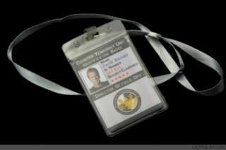 CIA Badge + Holder and ID Card  