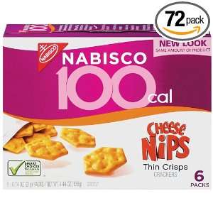 100 Calorie Packs Cheese Nips, 0.74 Ounce Bags (Pack of 72)  
