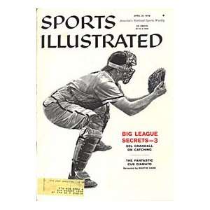 Del Crandell on Catching Sports Illustrated Magazine   April 21,1958