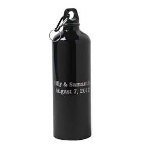 com Personalized Water Bottle   Black   Party Themes & Events & Party 