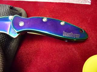 Kershaw 1600VIB Chive Knife Factory Second xxxx Ken Onion Rainbow 