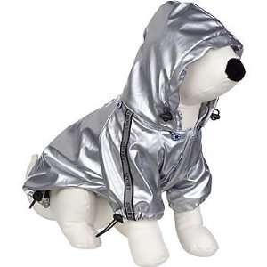    Royal Animals Silver Raincoat for Dogs, X Small