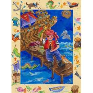  Pirate Adventurer Canvas Reproduction Baby