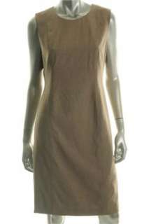 Calvin Klein NEW Beige Versatile Dress Pintuck Sale 2  