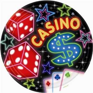  Casino Dinner Plates 8ct Toys & Games