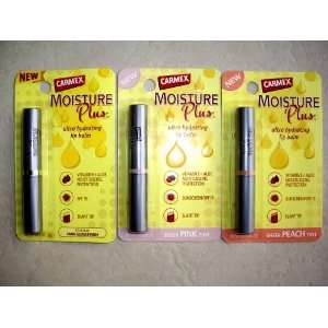 Carmex Moisture Plus Ultra Hydrating lip balm   3 single pack in one 