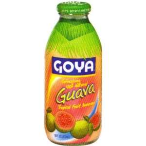 Goya Guava Tropical Fruit Beverage 16 oz Grocery & Gourmet Food