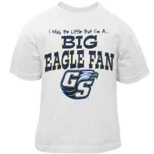  Georgia Southern Eagles Infant White Big Fan T shirt 