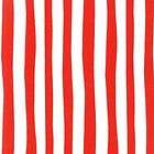 Kaufman Dr. Seuss 10792 3 Red White Stripe Cotton Fabric   FREE US 