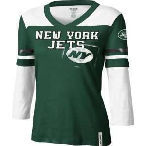   York Jets Youth Girls Long Sleeve Statement T Shirt
