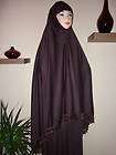 3tlg. Gebetskleidung Hijab Khimar Islam Rock 7 Farben