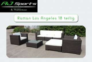 Rattan Lounge Möbel Couch Sitzgruppe Garten Garnitur  