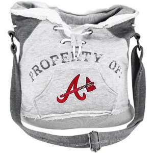 MLB Atlanta Braves Ladies Ash Hoodie Duffel Bag  Sports 