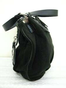 New Juicy Couture Black Cadet Terry Handbag $228  
