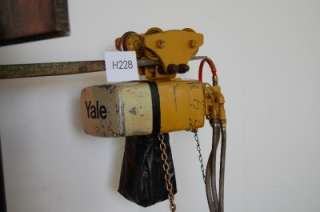 Yale Half Ton Electric Chain Hoist KAL2  