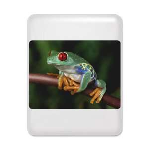  iPad Case White Red Eyed Tree Frog 