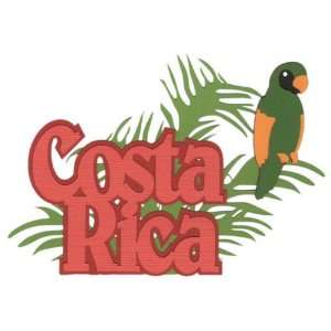  International Costa Rica Laser Die Cut Arts, Crafts 