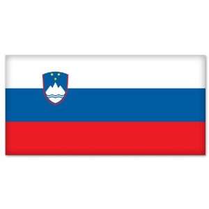  Slovenia Slovenian Flag car bumper sticker 5 x 4 