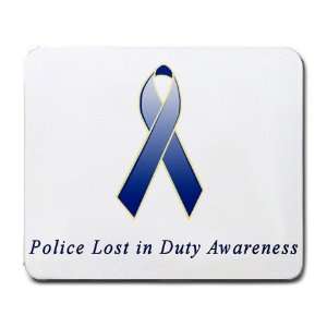  Police Lost in Duty Awareness Ribbon Mouse Pad Office 