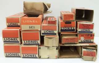 Lionel Postwar & Reproduction Empty Boxes   3656,6431,6427,746W,2426W 