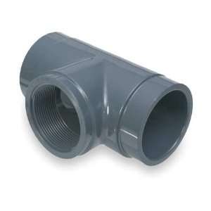  GF PIPING SYSTEMS 802 020 Tee,2 In,FNPT x Slip Socket,PVC 