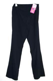 LIZ LANGE Navy Blue Pin Stripe Maternity Pants L 12 NWT  