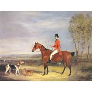 Gentleman Out Hunting W His Dogs (Canv)    Print