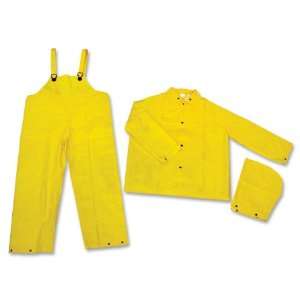    R3 Safety 80062 Rainsuit, 3 Piece, Medium, Yellow