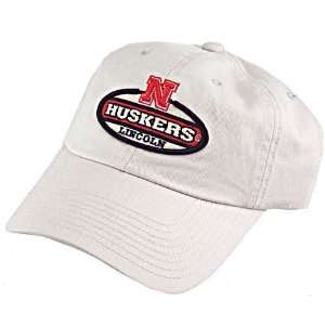 Nebraska Cornhuskers Khaki Vintage Oval Hat  Sports 
