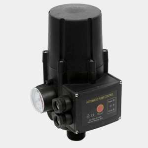 TAIFU Pumpensteuerung Druckschalter PressControl Pumpe mit Manometer 