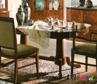 CHANTAL Möbel italienisch Stilmöbel Myrthe Wurzellholz Tisch Stühle 