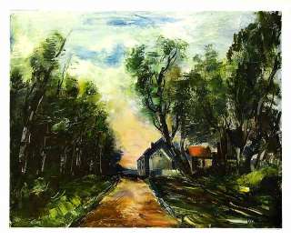 DE VLAMINCK Maurice~Die Straße~Lichtdruck~71x83cm  