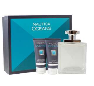 NAUTICA OCEANS WATER PURE for Men by Nautica, GIFT SET ( EAU DE 