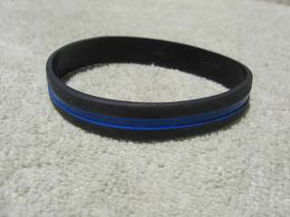 Thin Blue Line Wristband/Bracelet Band Thin Blue Line Police  