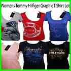 WHOLESALE WOMENS TOMMY HILFIGER GRAPHIC T SHIRT LOT 25  