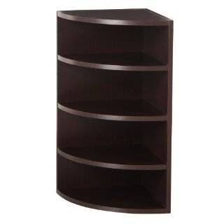  Tray Five Shelves Corner Display Cabinet / Stand in Coffee 