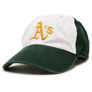  Mens Oakland Athletics Fitted Green/White Cap Sports 